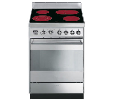 SMEG  Symphony Electric Ceramic Cooker - Stainless Steel